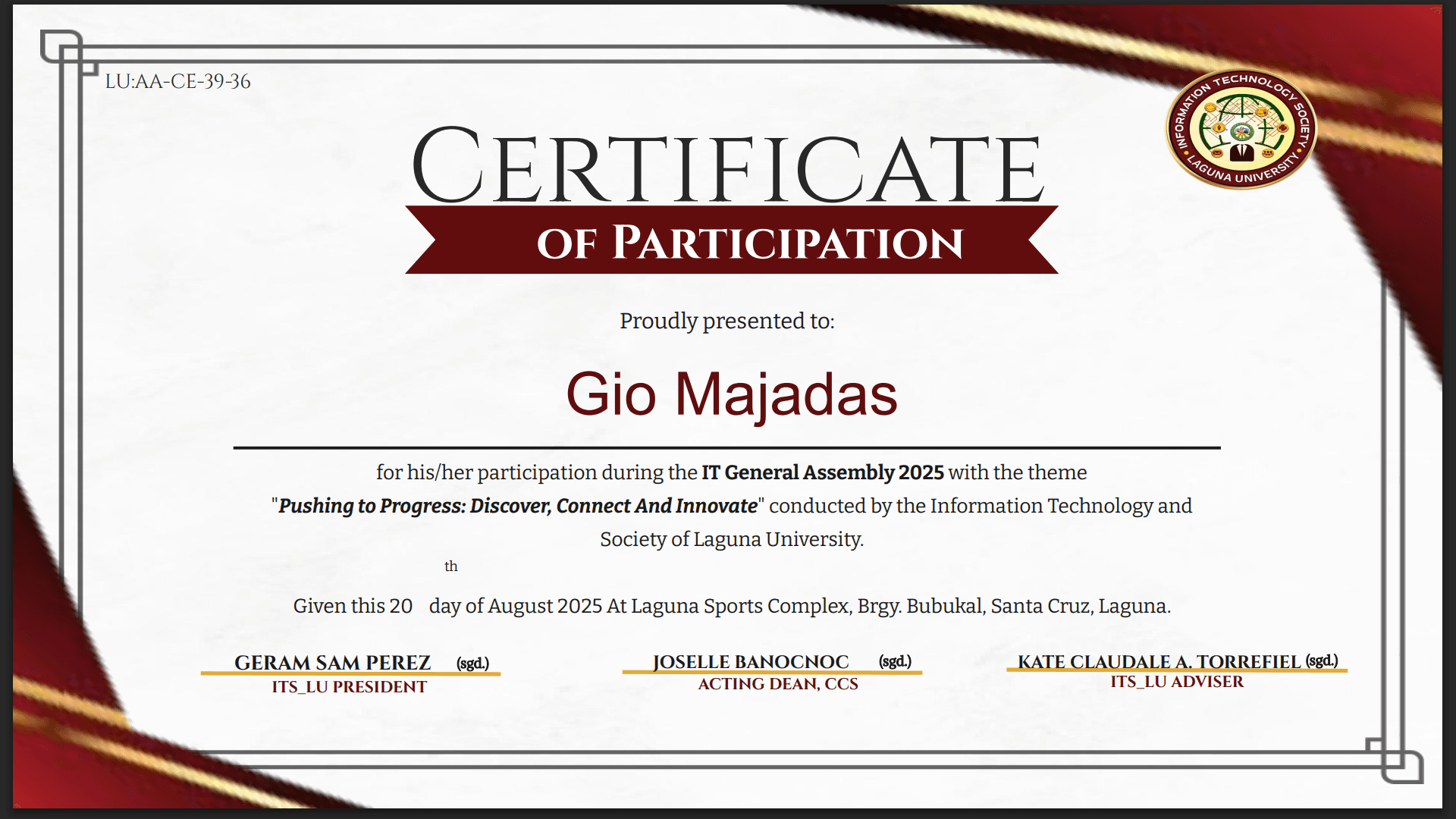 IT General Assembly 2025: Pushing to Progress