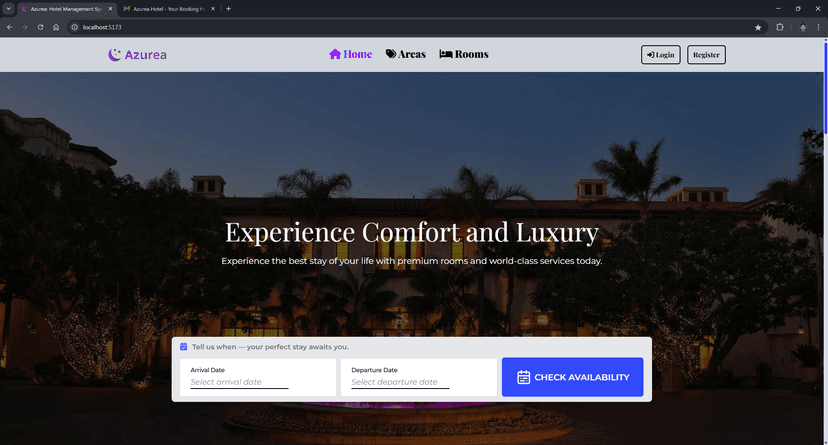 Azurea Hotel Management System