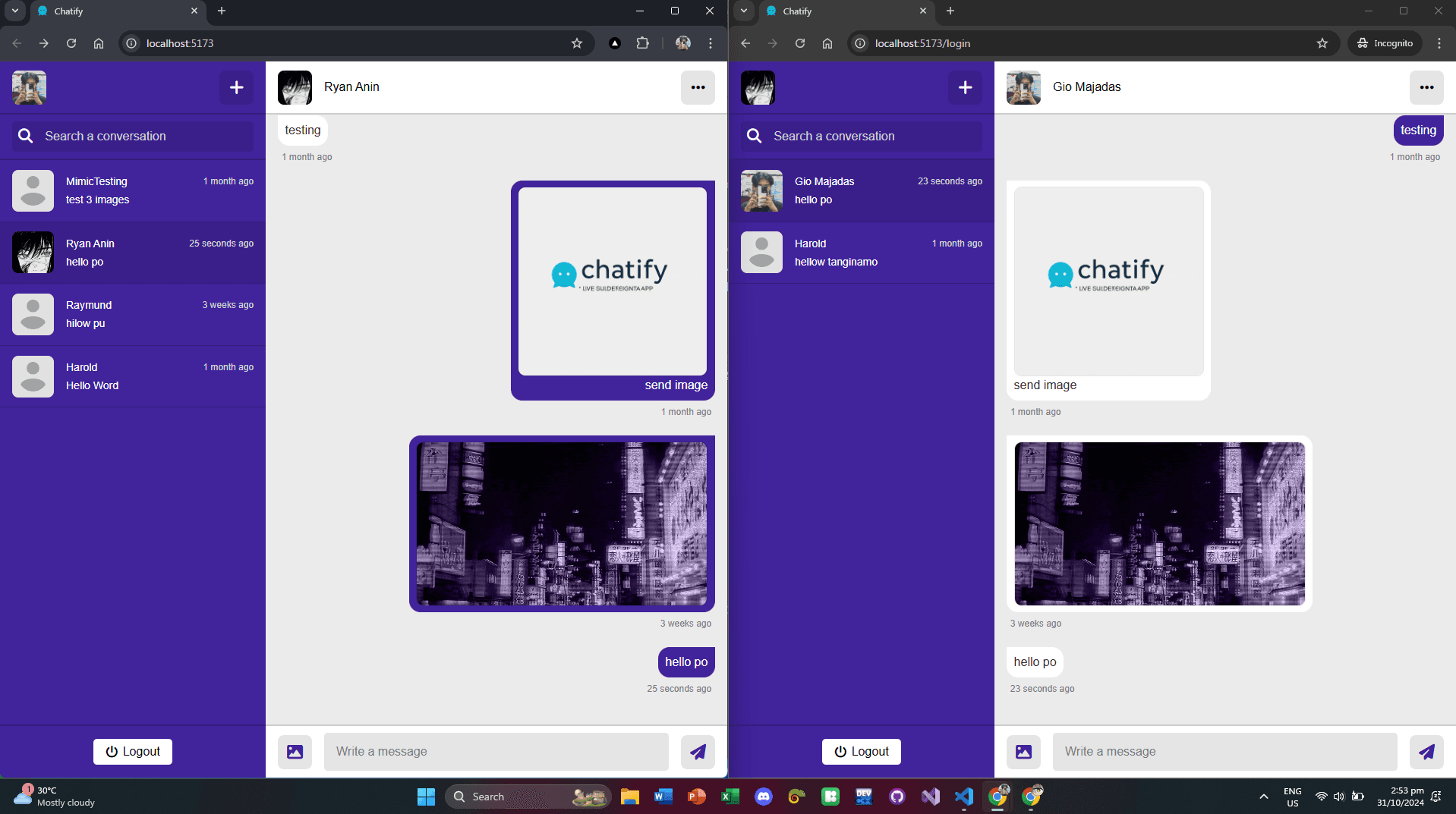 Chatify preview